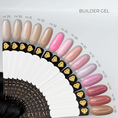 Гель для наращивания Crystal Builder Gel 54 пыльная роза 15 мл - Фото №2