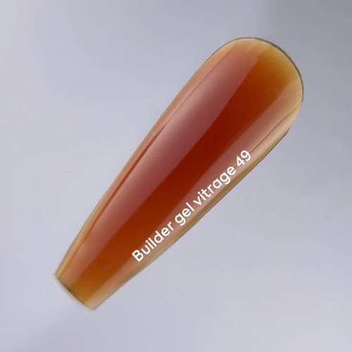 Gel for extension NAILSOFTHEDAY Builder gel 049 Vitrage caramel 15 ml - Фото №4