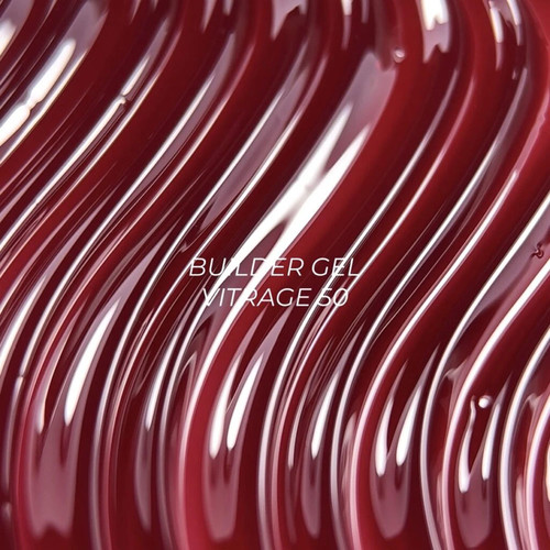 Gel for extension NAILSOFTHEDAY Builder gel 050 Vitrage red 15 ml - Фото №2