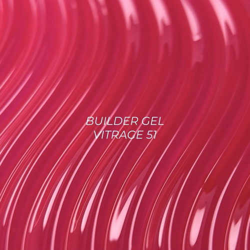 Gel for extension NAILSOFTHEDAY Builder gel 051 Vitrage pink 15 ml - Фото №2