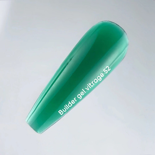 Gel for extension NAILSOFTHEDAY Builder gel 052 Vitrage green 15 ml - Фото №5