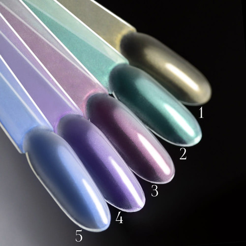 Втирка для ногтей AlleLac Ala Hailey glass effect Nr 4 - Фото №6