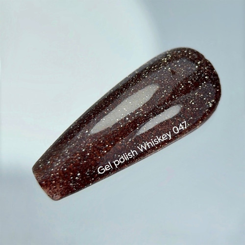 NAILSOFTHEDAY Gel Polish 047 Whiskey brown reflective 10 ml - Фото №3