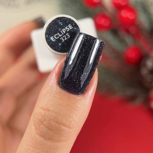 NAILSOFTHEDAY Gel Polish 323 Eclipse dark blue reflective 10 ml - Фото №4