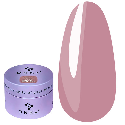 DNKa Builder Gel Mousse 0011 dusty rose 30 ml - Фото №1