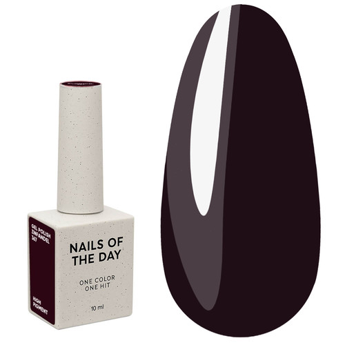 Gel polish NAILSOFTHEDAY 367 Zinfandel dark burgundy 10 ml - Фото №1