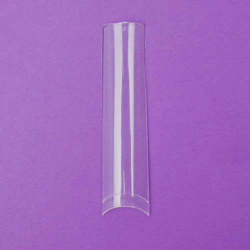 Гелевые типсы TUFI profi Half Cover Soft Gel Tips Квадрат Прозрачные 240 шт (0326341) - Фото №5