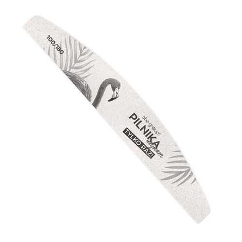 Nail file safe package Aba Group Half Moon 100/180 STANDARD - #PILNIKA UŻYWAM TYLKO RAZ - Фото №1