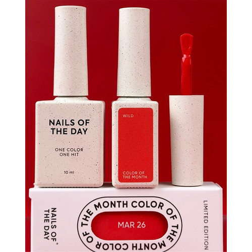 Gel polish NAILSOFTHEDAY Color of the month March 2026 Wild 10 ml - Фото №7