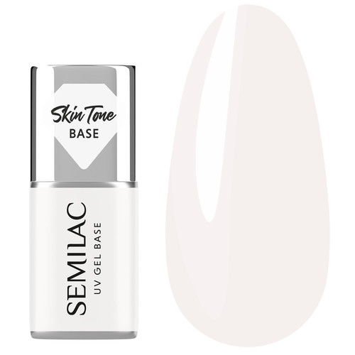 База для ногтей Semilac Skin Tone Cover Base Coconut Cream 7 мл - Фото №1