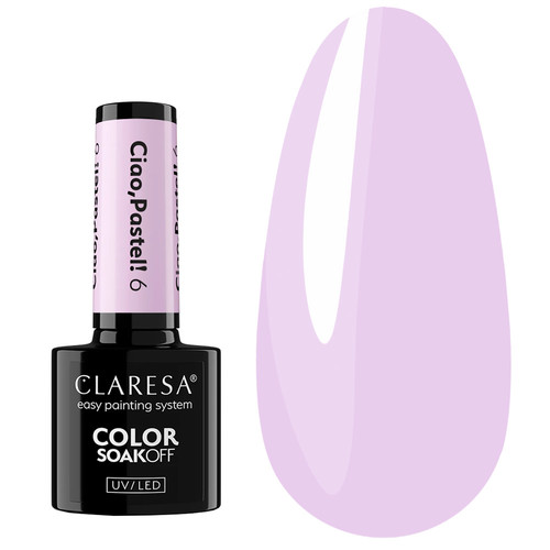 Гель-лак Claresa Ciao,Pastel! 6 лавандовый 5 мл - Фото №1