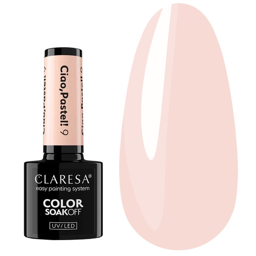 Гель-лак Claresa Ciao,Pastel! 9 светло-персиковый 5 мл