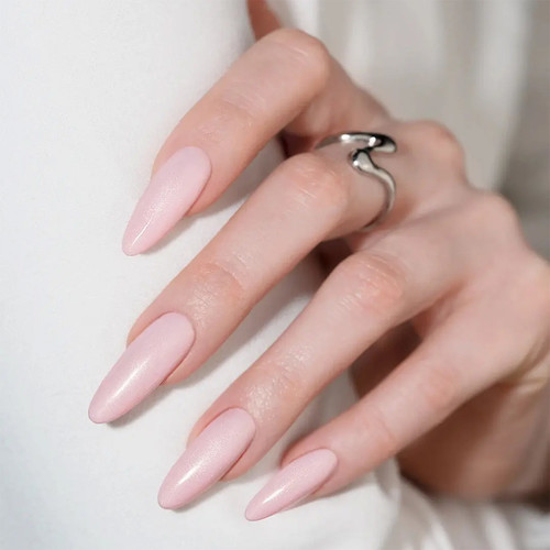 Гель-лак MAKEAR Pastel Princess 407 розовый с шиммером 8 мл - Фото №3