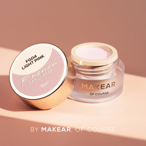 Гель-краска Makear French Manicure Gel FG04 Light Pink 5 мл - Фото №3