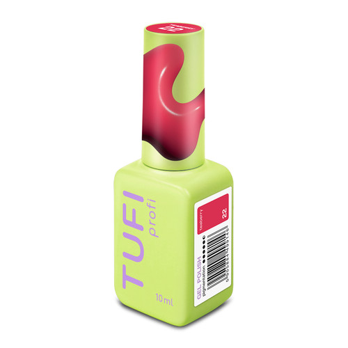 Gel polish TUFI profi PANTONE 22 Teaberry berry pink 10 ml (0331535) - Фото №4