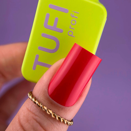 Gel polish TUFI profi PANTONE 22 Teaberry berry pink 10 ml (0331535) - Фото №5