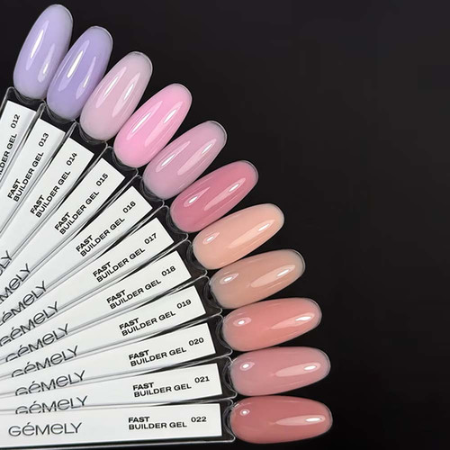 Гель для наращивания GEMELY Fast Builder Gel 14 ніжно рожевий 30 мл ( 7704093) - Фото №3