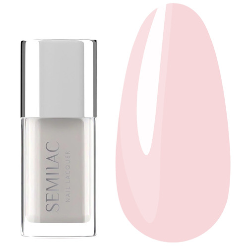 Классический лак для ногтей  Semilac Nail Lacquer 105 Delicate French 9 мл - Фото №1