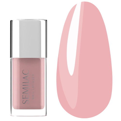 Классический лак для ногтей Semilac Nail Lacquer 106 Pinkognito 9 мл - Фото №1