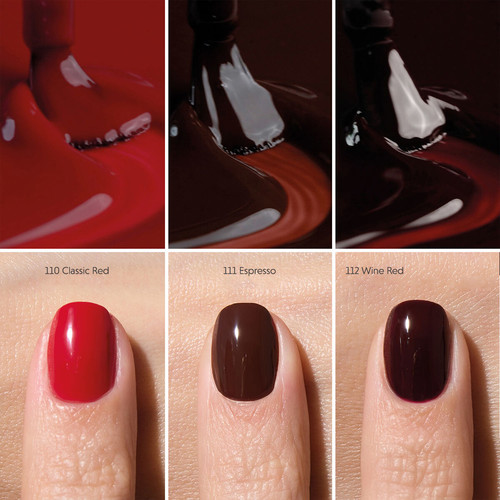 Классический лак для ногтей Semilac Nail Lacquer 112 Wine Red 9 мл - Фото №5