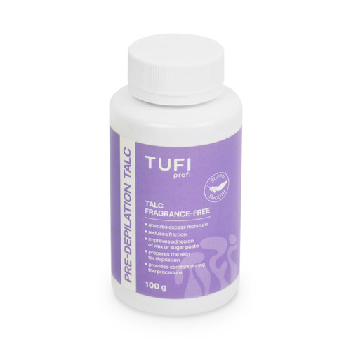 Cosmetic talc TUFI profi unscented 100 g - Фото №3