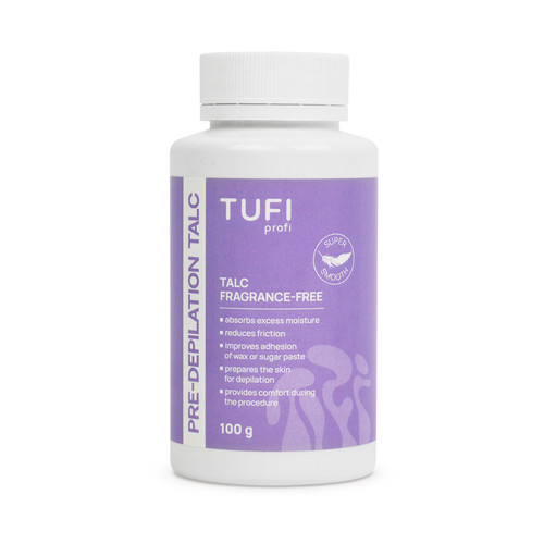 Cosmetic talc TUFI profi unscented 100 g - Фото №1