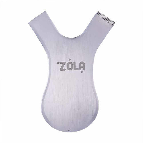 Аппликатор-гребень металлический ZOLA серебряный