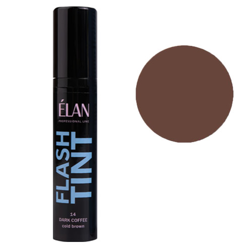 Краска для бровей ELAN FLASH TINT 14 Dark Coffee 10 мл - Фото №1