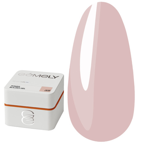 Gel for extension GEMELY Power Builder Gel 05 light pink 30 ml - Фото №1