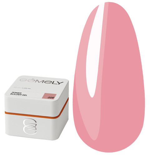 Gel for extension GEMELY Power Builder Gel 06 pink 30 ml - Фото №1