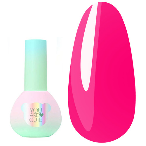 Gel polish YOUARECUTE Color 19 neon pink 5 ml (993-4033-0939) - Фото №1