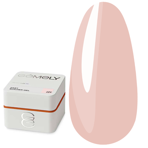 Gel for extension GEMELY Fast Builder Gel 24 pink peach 30 ml (7704462) - Фото №1