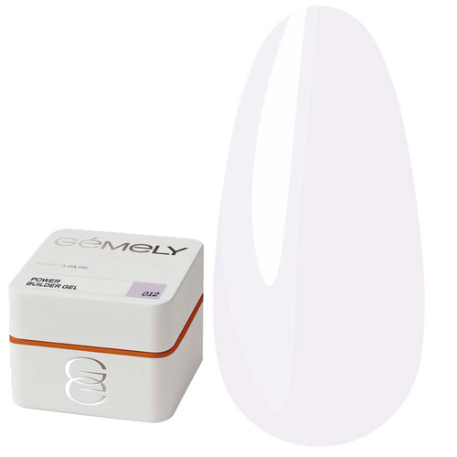 Gel for extension GEMELY Power Builder Gel 12 milky violet 30 ml - Фото №1