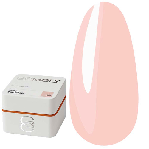 Gel for extension GEMELY Power Builder Gel 18 light peach 30 ml - Фото №1
