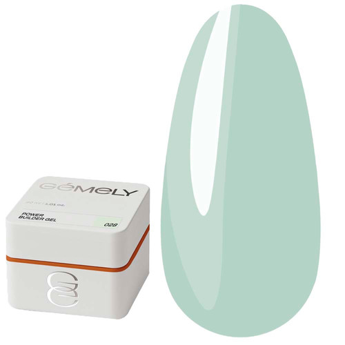 Gel for extension GEMELY Power Builder Gel 28 pistachio 30 ml - Фото №1