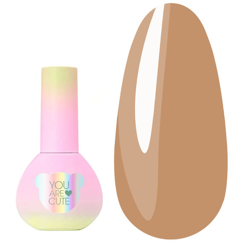 Gel polish YOUARECUTE Color 8 dark beige 5 ml (993-4022-0947) - Фото №1