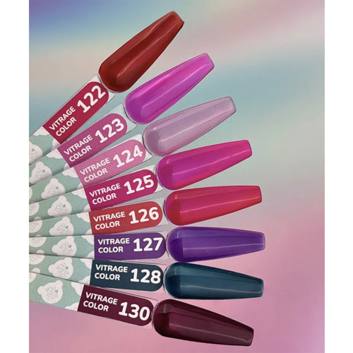 Гель-лак YOUARECUTE Color 122 витражный винный 5 мл (993-4468-1312) - Фото №4