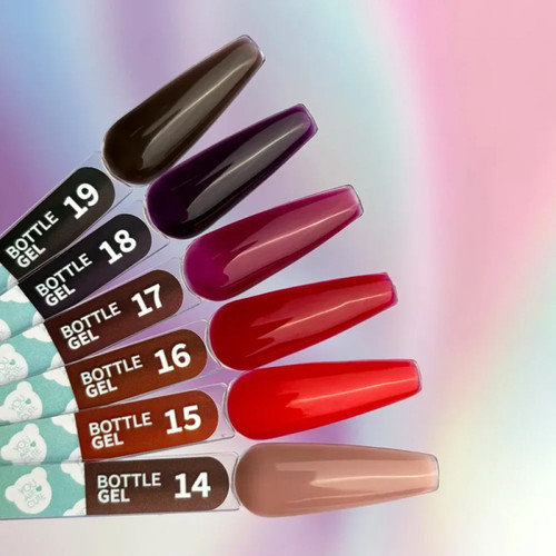 Гель YOUARECUTE Bottle Gel 16 темно-красный 5 мл (994-4011-0960) - Фото №4