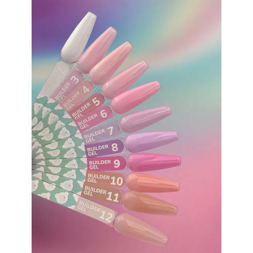 Гель для наращивания YOUARECUTE Builder Gel 12 светлый бежевый 15 мл (995-4861-1362) - Фото №4