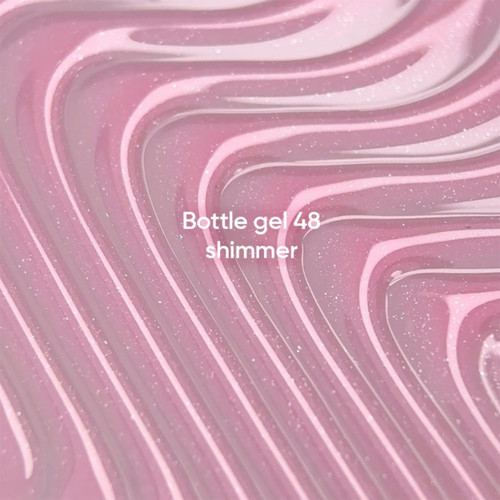 NAILSOFTHEDAY Bottle gel 48 intense pink with shimmer 10 ml - Фото №2