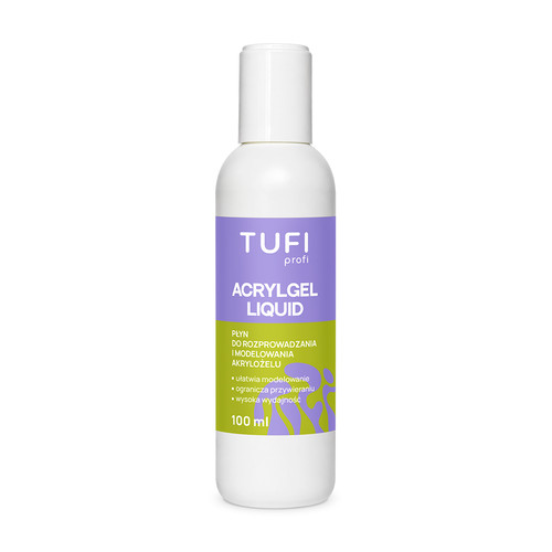 Жидкость для работы с полигелем и акригелем TUFI profi ACRYLGEL LIQUID 100 мл - Фото №1