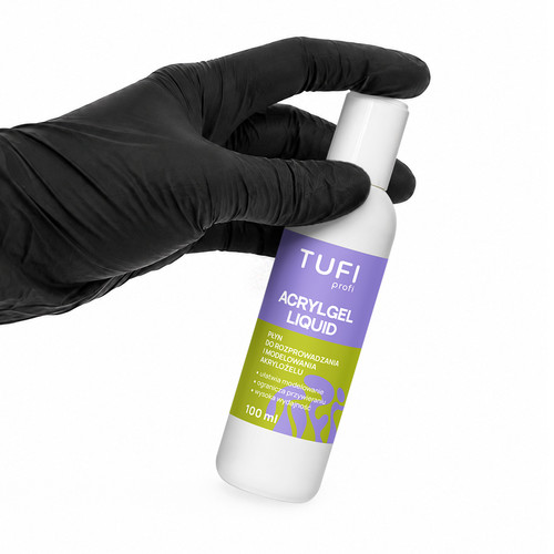 Жидкость для работы с полигелем и акригелем TUFI profi ACRYLGEL LIQUID 100 мл - Фото №2