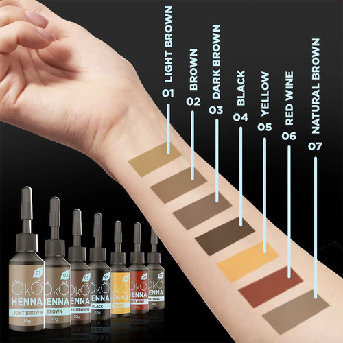 Хна для бровей OKO Henna 07 Natural 5 г - Фото №2