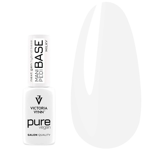 VICTORIA VYNN MANI PEDI BASE Milky 8 ml - Фото №1