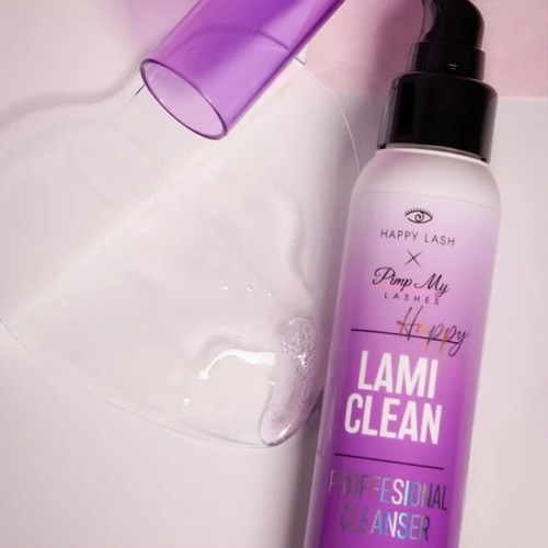 Professional post-lamination care for eyelashes and eyebrows Pimp My Lashes x HAPPY LASH Happy Lami Clean 100 ml - Фото №2