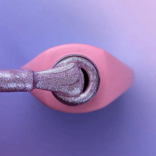 Гель-лак YOUARECUTE Color 114 светоотражающий кошачий глаз фиолетово-розовый 5 мл (993-4442-1271) - Фото №2