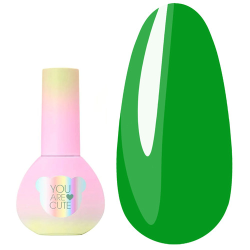 Гель-лак YOUARECUTE Color 164 насыщенный неоново-зелёный 5 мл (993-5896-1738) - Фото №1