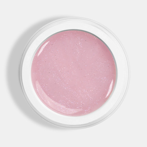 Gel for extensions Dark Smart Builder gel 34 pink with shimmer 15 ml - Фото №3