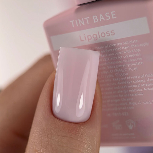 База для ногтей HEYLOVE Tint base Sunset Lipgloss конфетно-розовый 15 мл - Фото №2