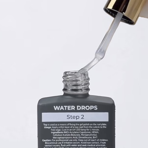 Набор HEYLOVE Water Drop Top для создания эффекта капель росы на ногтях - Фото №3